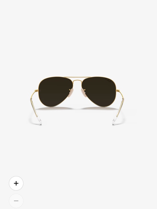 Ray-Ban Gold Violet Polarized Aviator Flash Lens Sunglasses main image 4